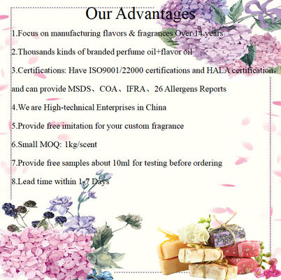 Liquid Concentrated Jasmine Fragrance for Detergent Perfume Scents for Soap